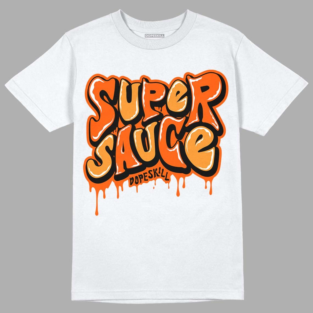 Brilliant Orange 12s DopeSkill T-Shirt Super Sauce Graphic