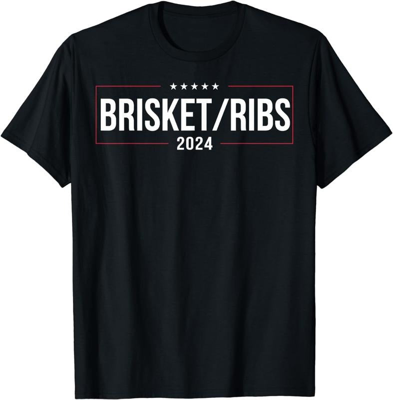 Brisket Ribs 2024 Meat Lover BBQ Barbecue Cook Unisex T-Shirt