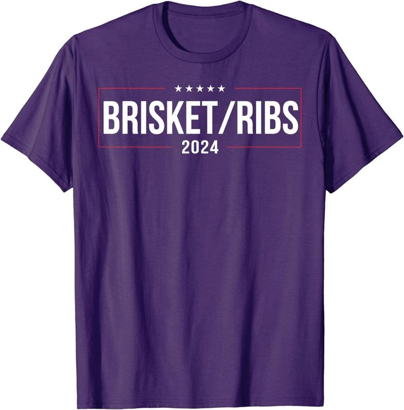 Brisket Ribs 2024 Meat Lover BBQ Barbecue Cook Unisex T-Shirt
