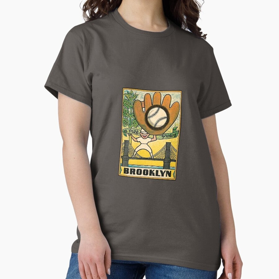 Brooklyn Bridge New York Vintage Travel Decal Classic T Shirt