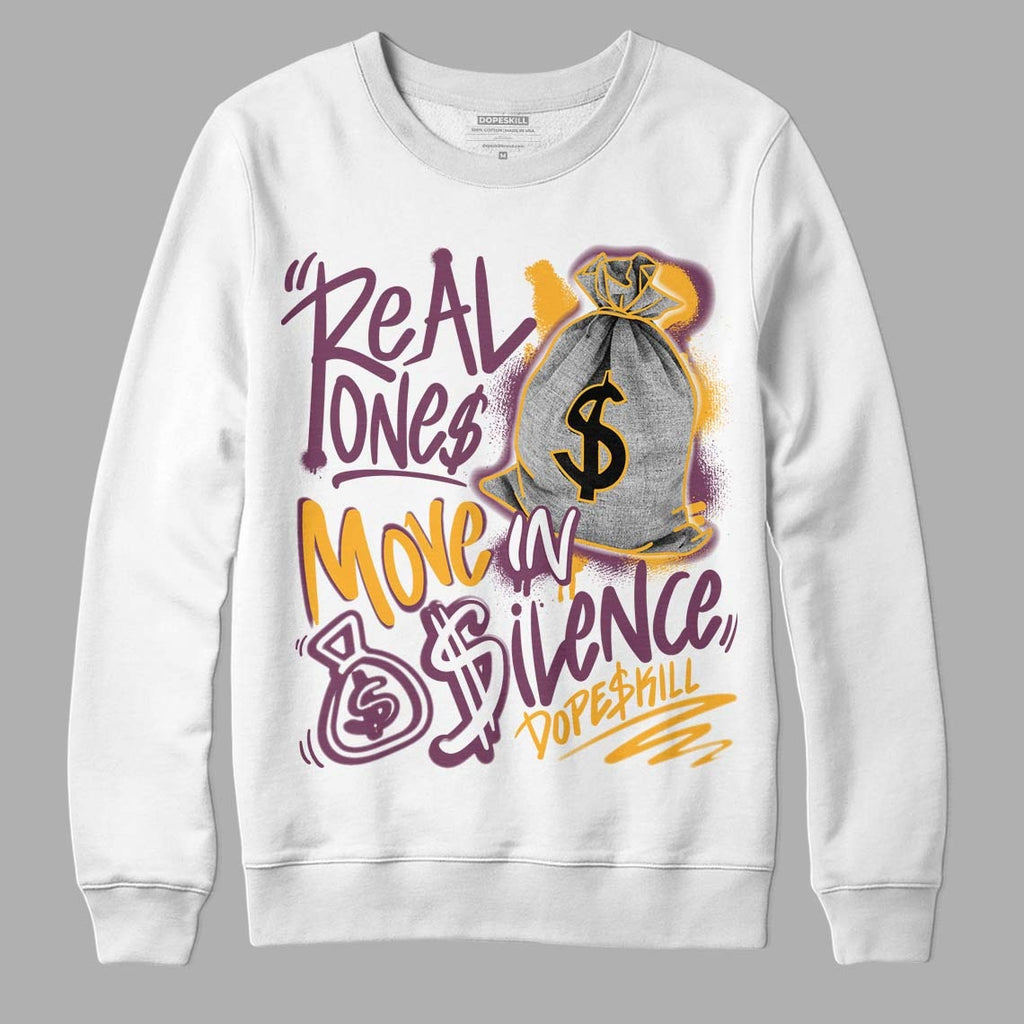 Brotherhood 1s High OG DopeSkill Sweatshirt Real Ones Move In Silence Graphic