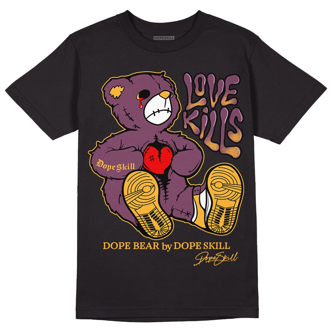 Brotherhood 1s High OG DopeSkill T-Shirt Love Kills Graphic