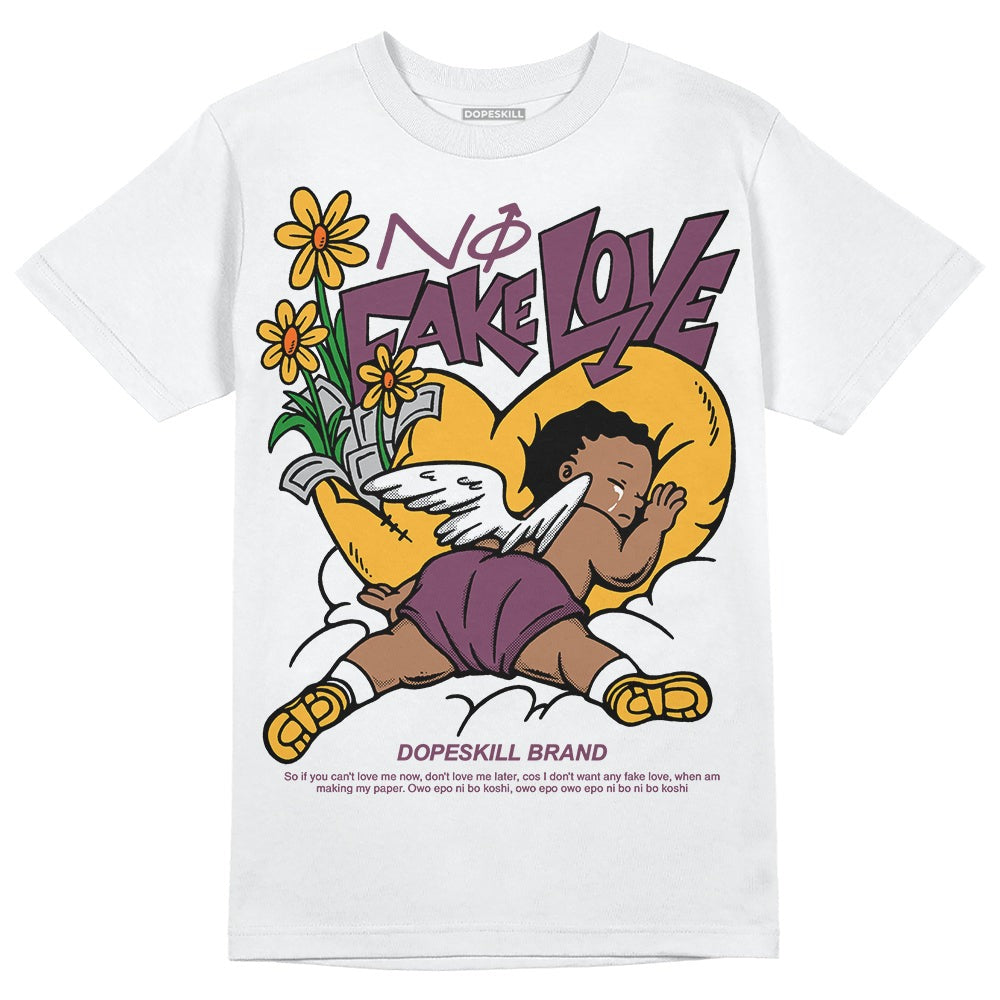 Brotherhood 1s High OG DopeSkill T-Shirt No Fake Love Graphic