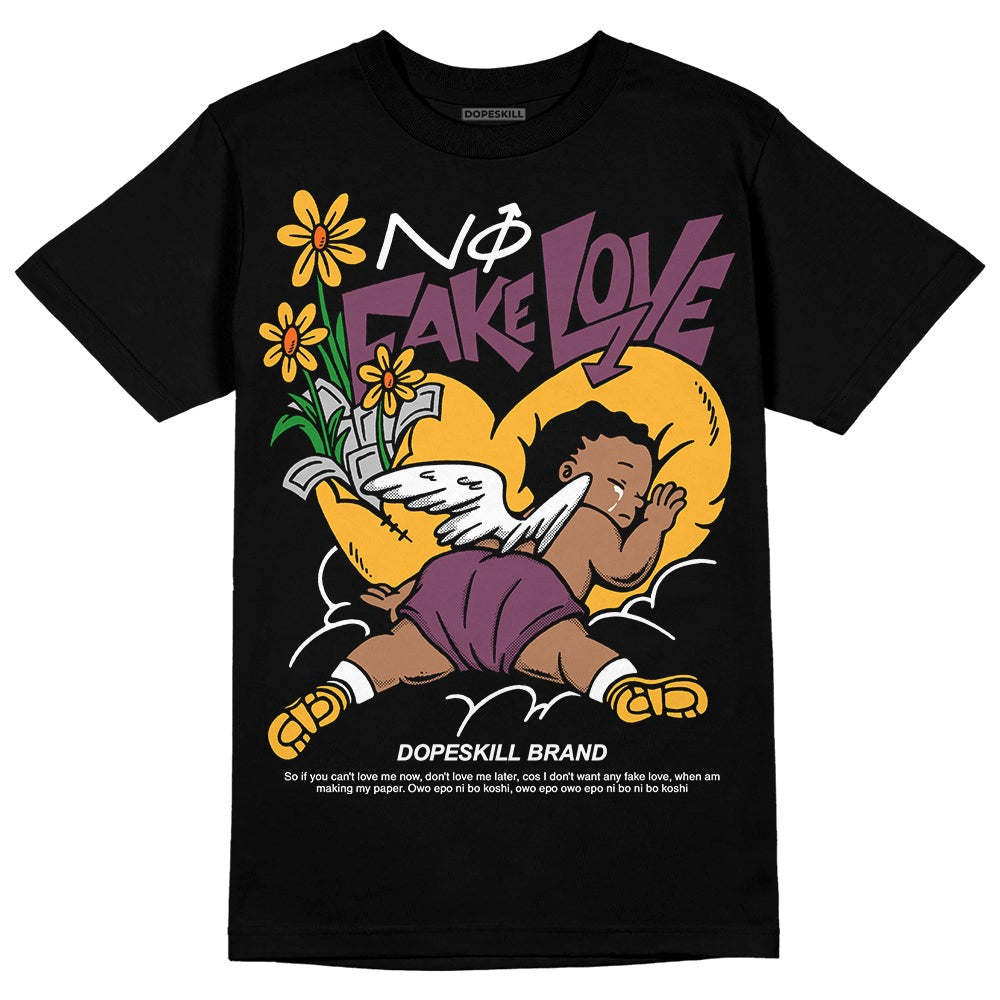 Brotherhood 1s High OG DopeSkill T-Shirt No Fake Love Graphic