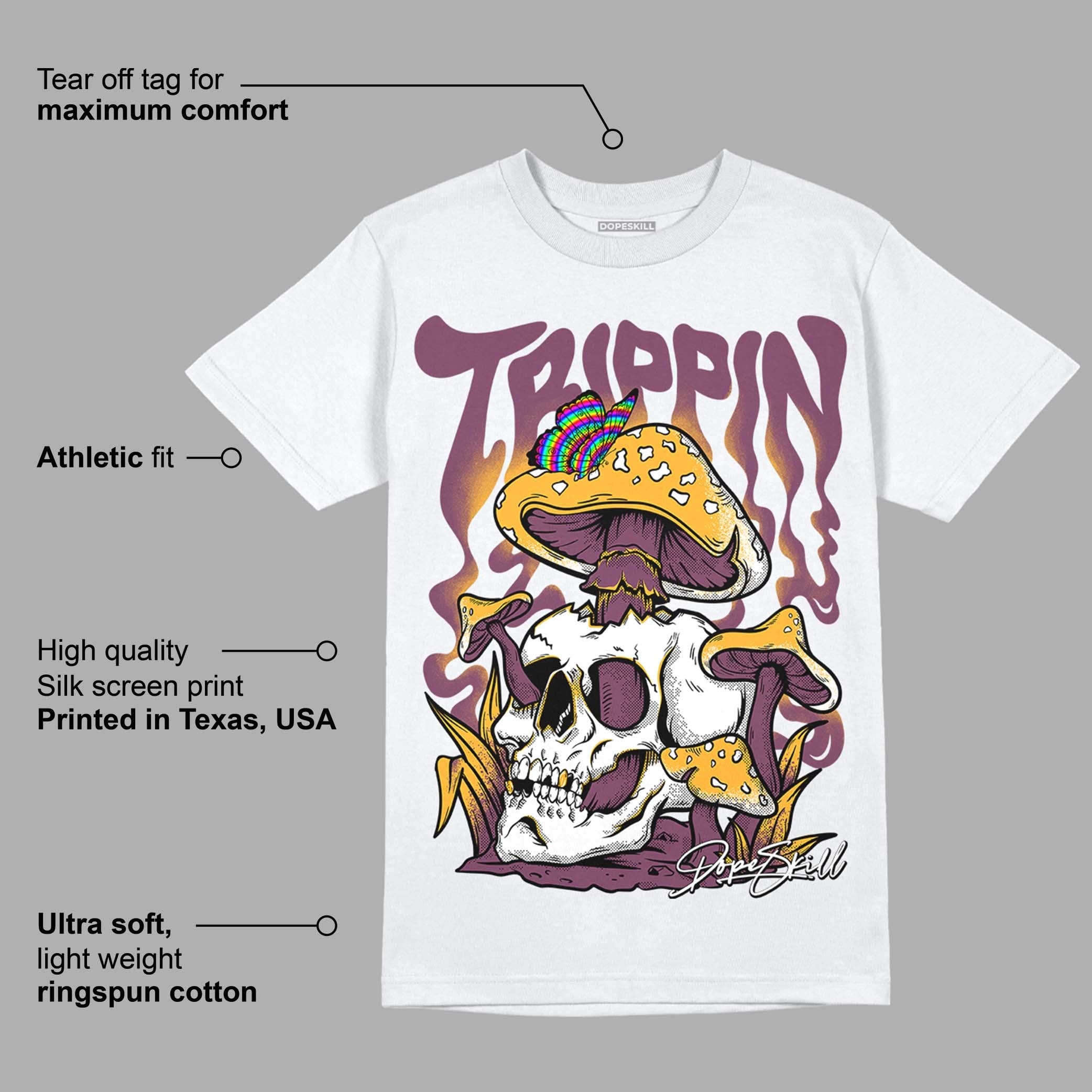 Brotherhood 1s High OG DopeSkill T-Shirt Trippin Graphic