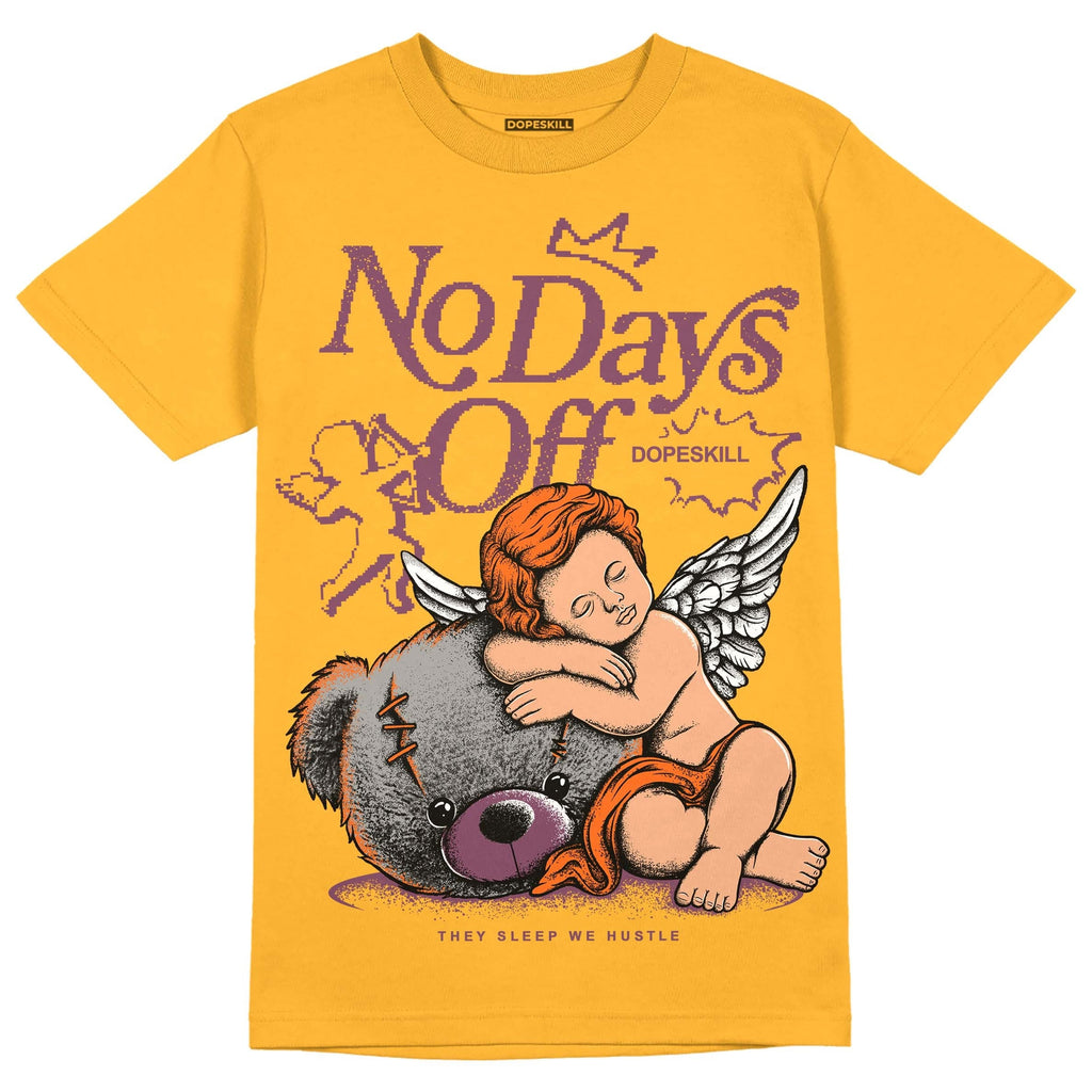 Brotherhood 1s High OG DopeSkill University Gold T-shirt New No Days Off Graphic