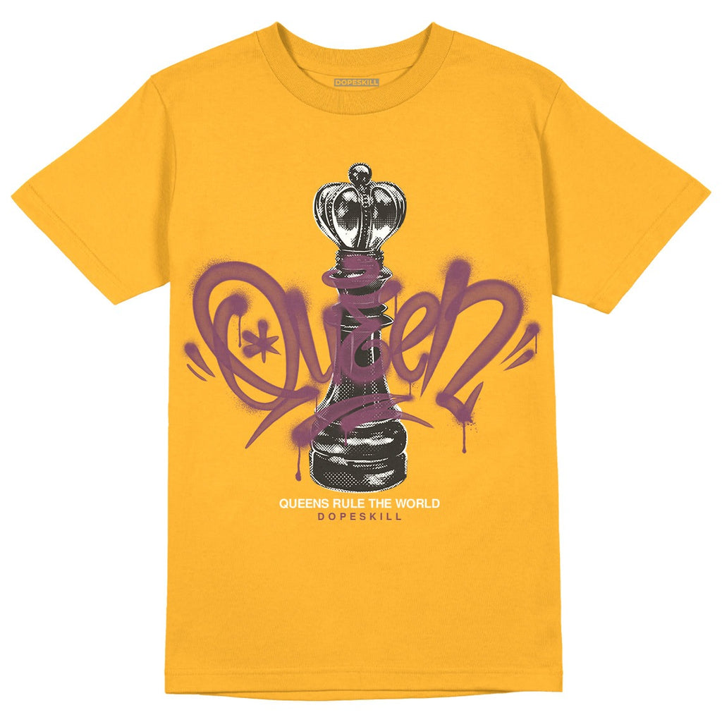 Brotherhood 1s High OG DopeSkill University Gold T-shirt Queen Chess Graphic
