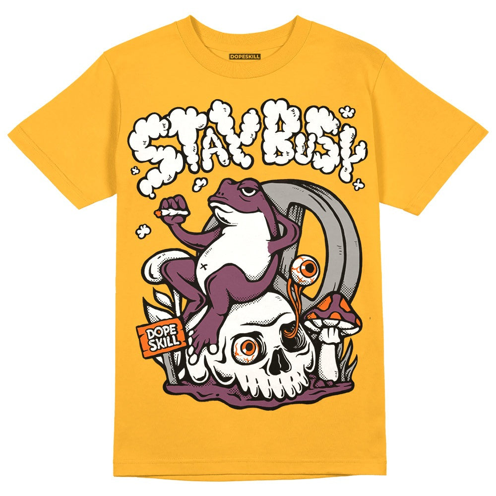 Brotherhood 1s High OG DopeSkill University Gold T-shirt Stay Busy Graphic