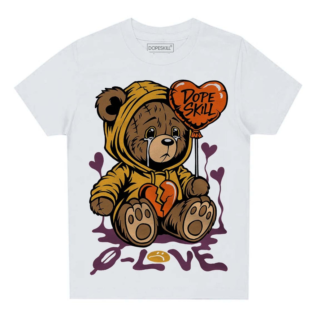 Brotherhood 1s OG DopeSkill Toddler Kids T-shirt Broken Bear Graphic