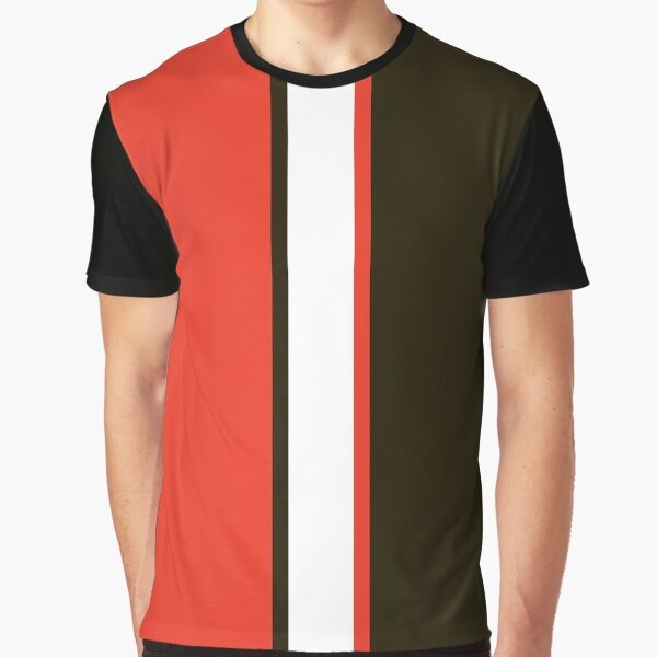Brown Stripes Front and Center! Graphic T-Shirt