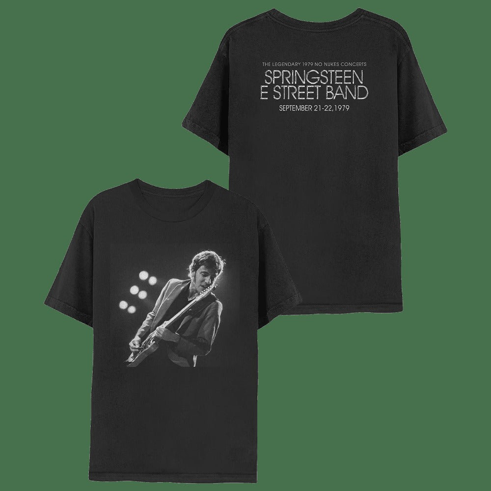 Bruce Springsteen T-Shirt Jammin No Nukes Black Tee Bruce Springsteen Merch Music Fans Gifts