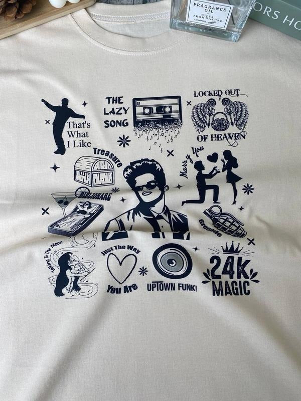 Brun0 Ma Songs Shirt Sweatshirt Hoodie, Music Shirt, Music Lover Shirt, Gift For Fan