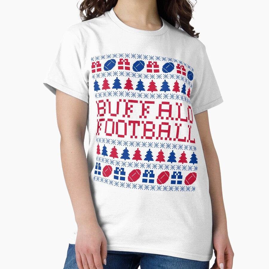 Buffalo Football Holiday Sweater Classic T-Shirt