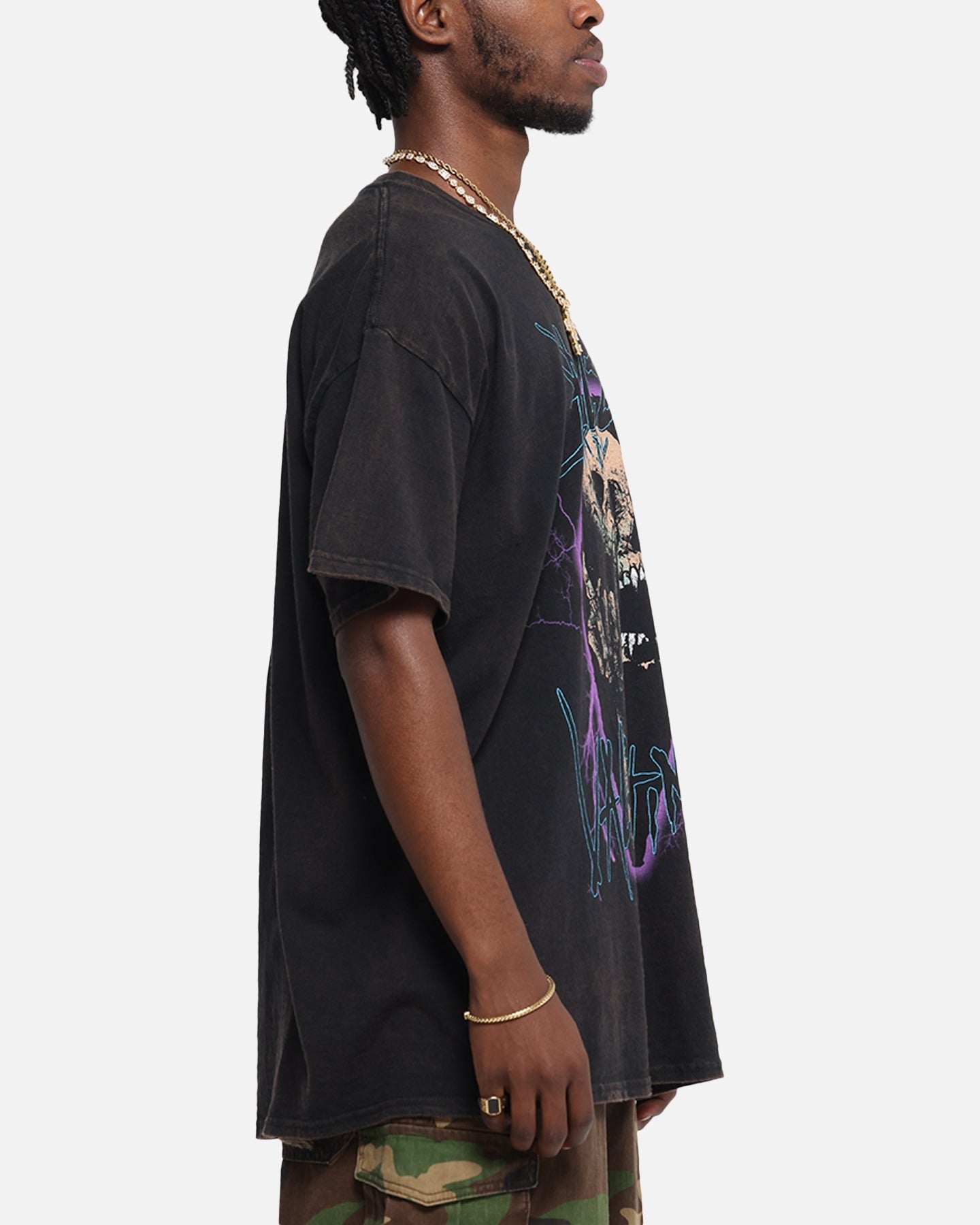 Bullet For My Valentine Metal Skull T-Shirt Black Vintage