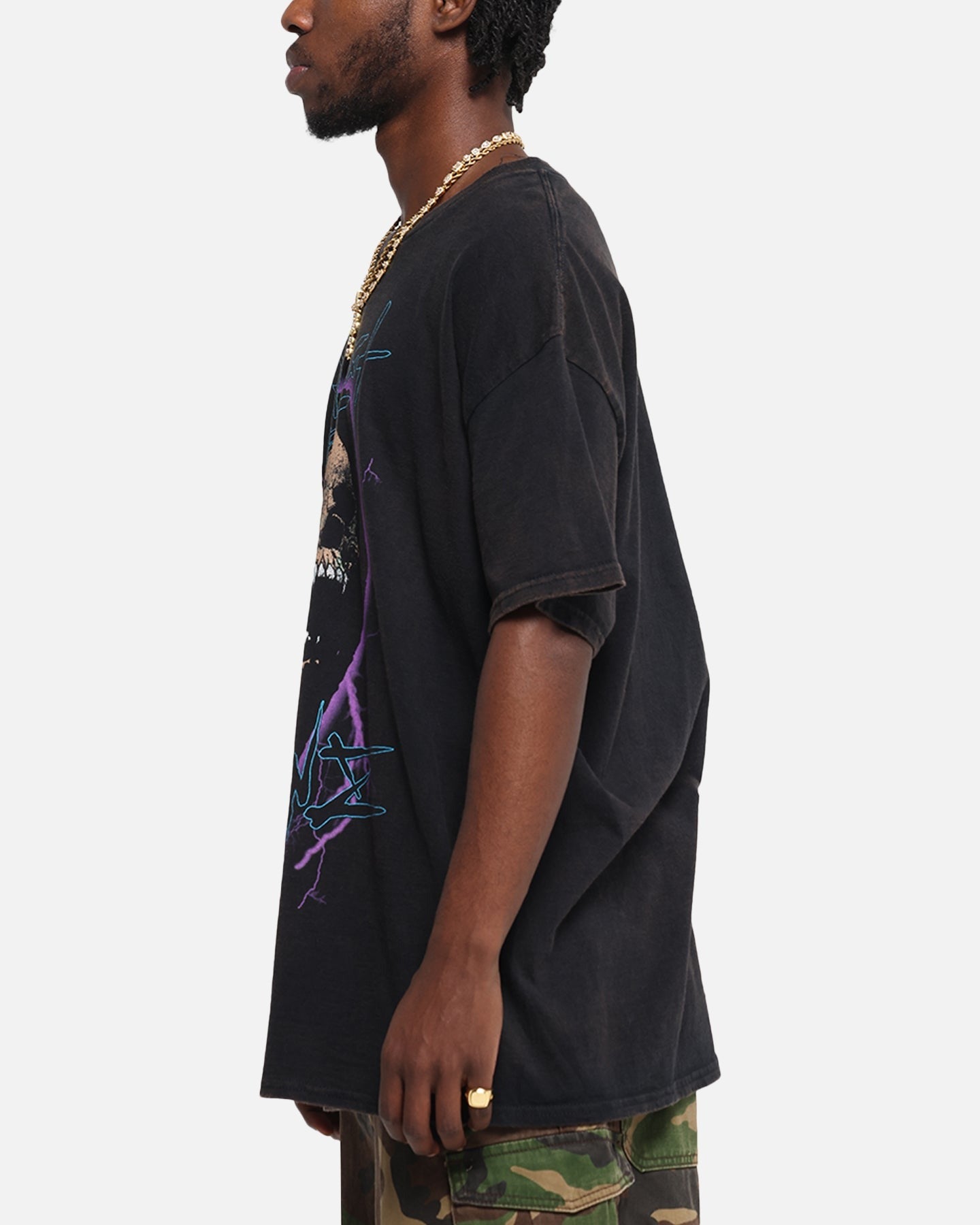 Bullet For My Valentine Metal Skull T-Shirt Black Vintage