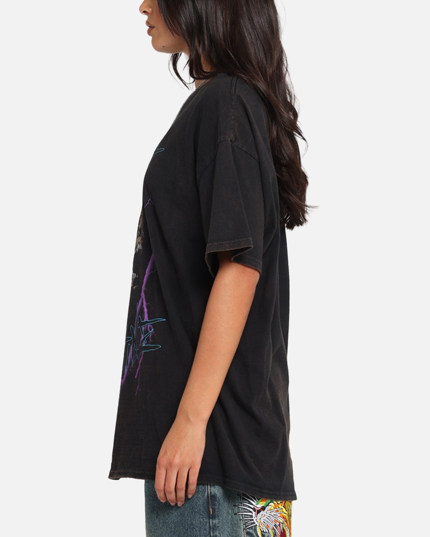 Bullet For My Valentine Metal Skull T-Shirt Black Vintage Style001