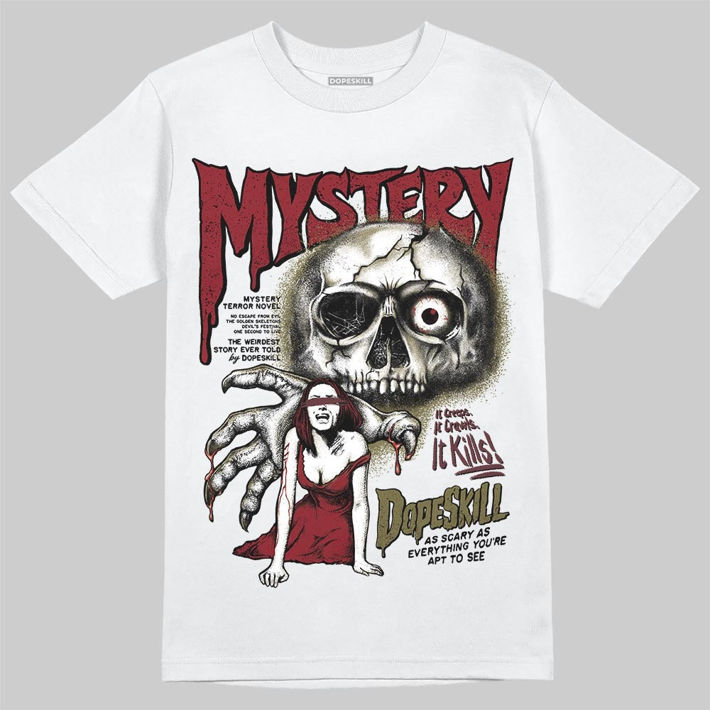 Dunk Dark Team Red/Burgundy Crush DopeSkill T-Shirt Mystery Ghostly Grasp Graphic