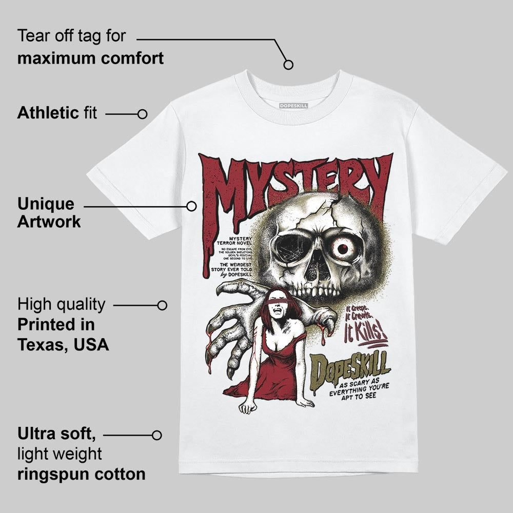 Dunk Dark Team Red/Burgundy Crush DopeSkill T-Shirt Mystery Ghostly Grasp Graphic