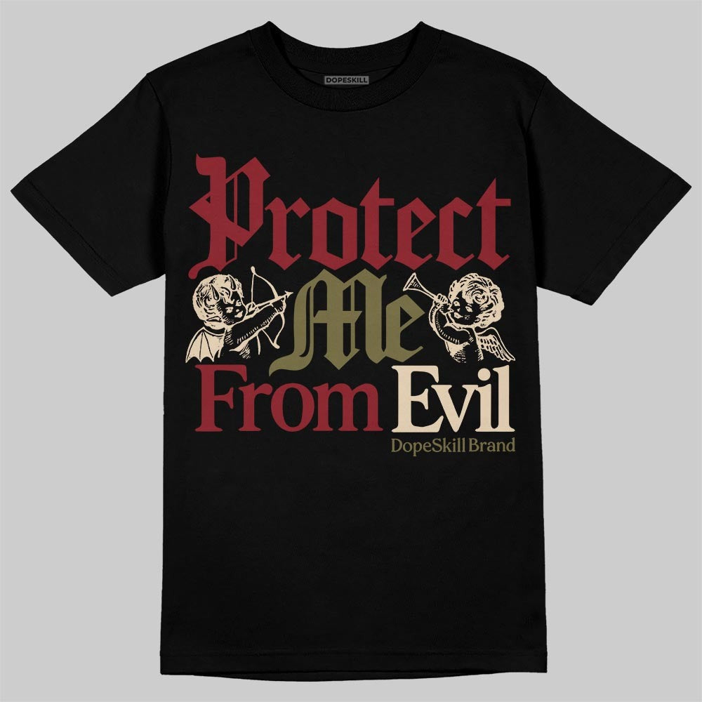 Dunk Dark Team Red/Burgundy Crush DopeSkill T-Shirt Protect Me From Evil Graphic