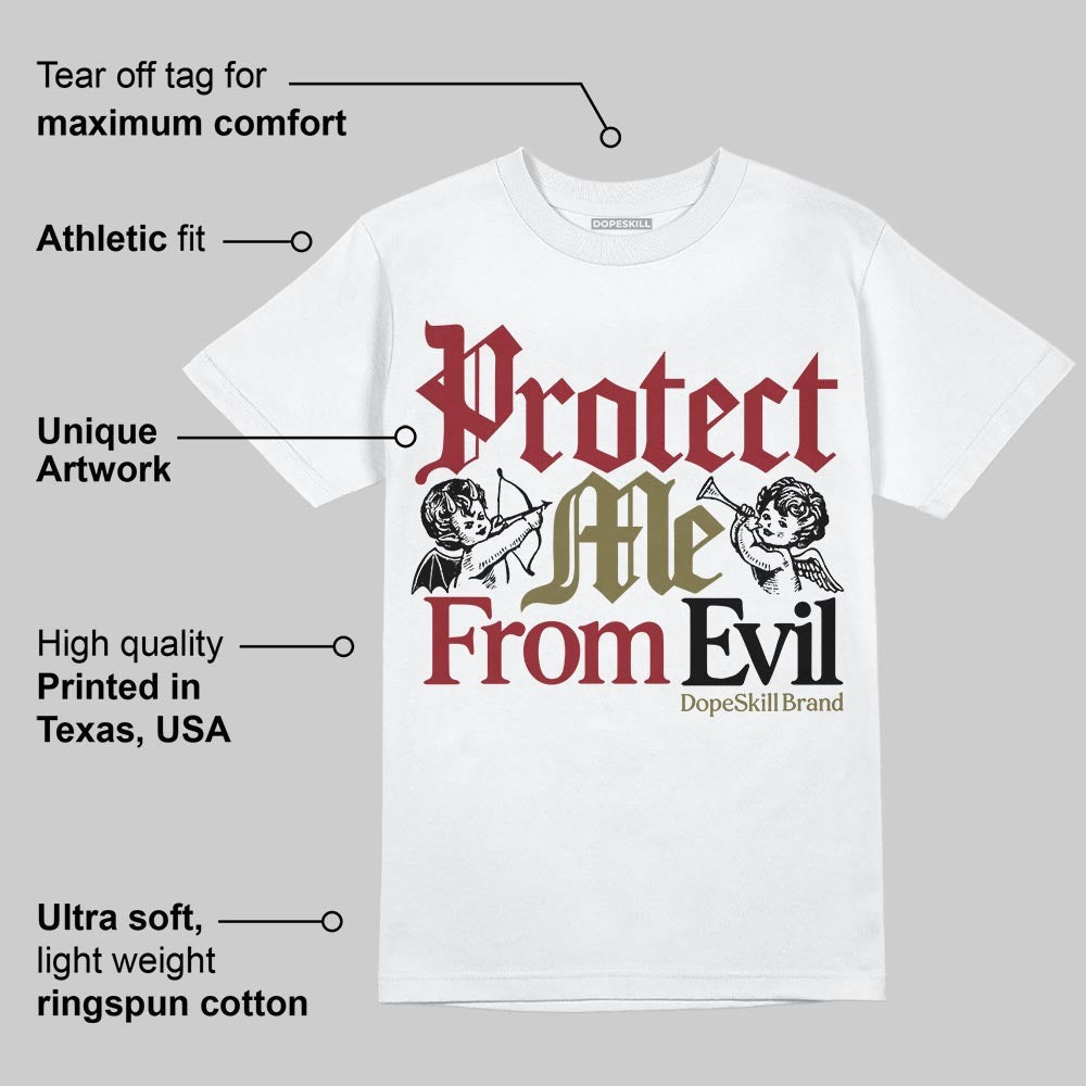 Dunk Dark Team Red/Burgundy Crush DopeSkill T-Shirt Protect Me From Evil Graphic