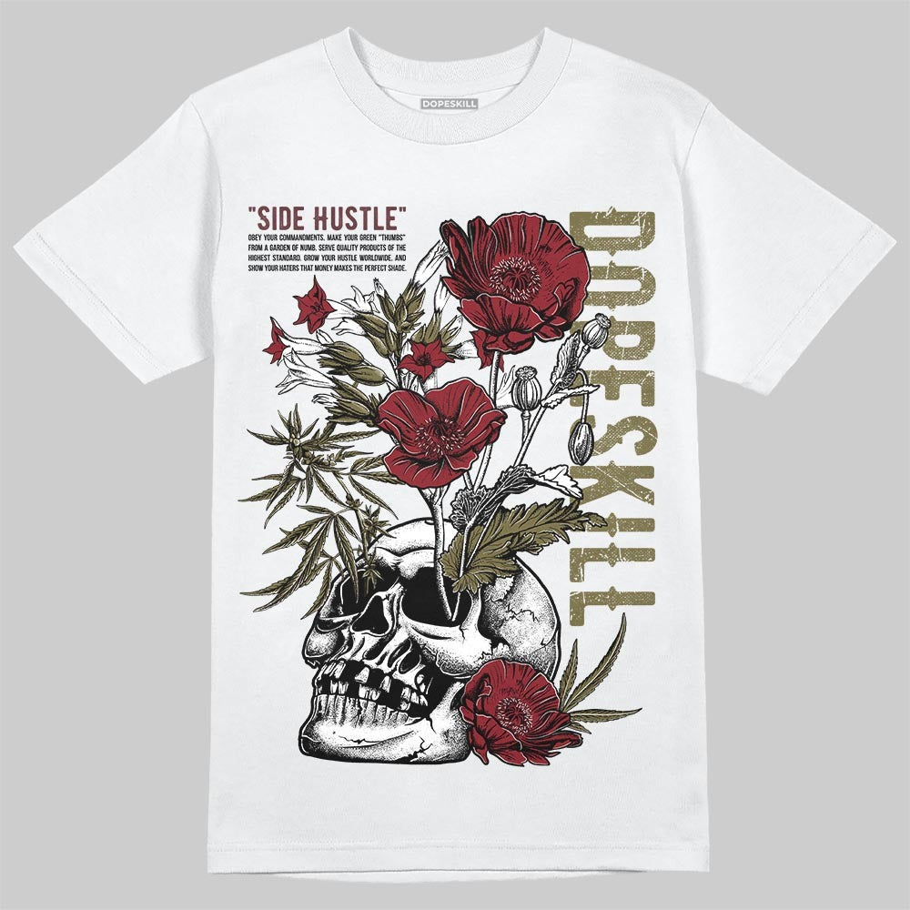 Dunk Dark Team Red/Burgundy Crush DopeSkill T-Shirt Side Hustle Graphic