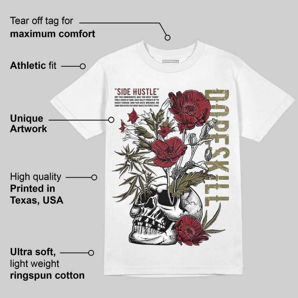 Dunk Dark Team Red/Burgundy Crush DopeSkill T-Shirt Side Hustle Graphic