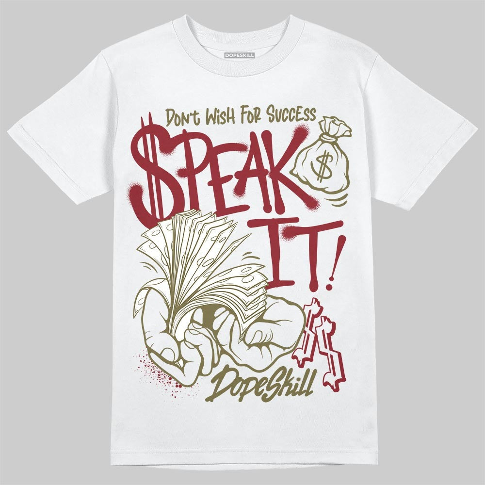 Dunk Dark Team Red/Burgundy Crush DopeSkill T-Shirt Speak It Graphic