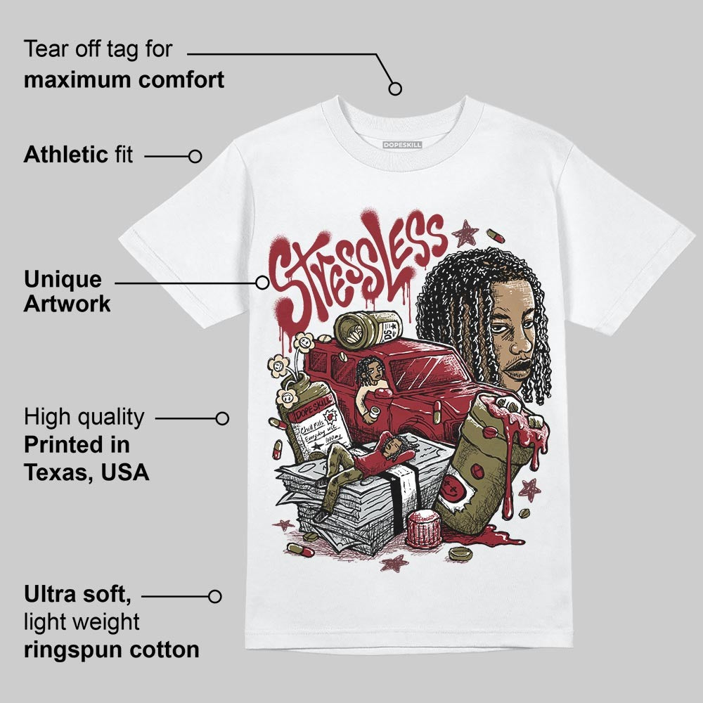 Dunk Dark Team Red/Burgundy Crush DopeSkill T-Shirt Stressless Graphic