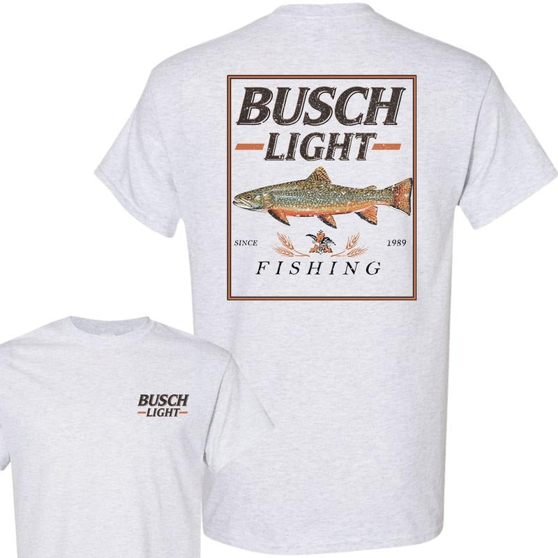 Busch Light Fishing Perch T-Shirt, Unisex T-Shirt, Full Color T-Shirt, For Men, For Women style 001