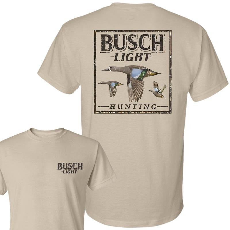 Busch Light Hunting Camo Duck T-Shirt, Unisex T-Shirt, Full Color T-Shirt, For Men, For Women style 001