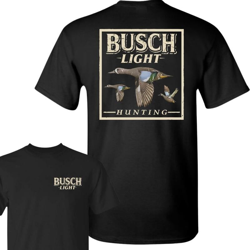 Busch Light Hunting Camo Duck T-Shirt, Unisex T-Shirt, Full Color T-Shirt, For Men, For Women style 001