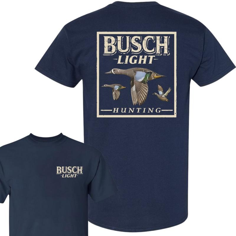Busch Light Hunting Camo Duck T-Shirt, Unisex T-Shirt, Full Color T-Shirt, For Men, For Women style 001