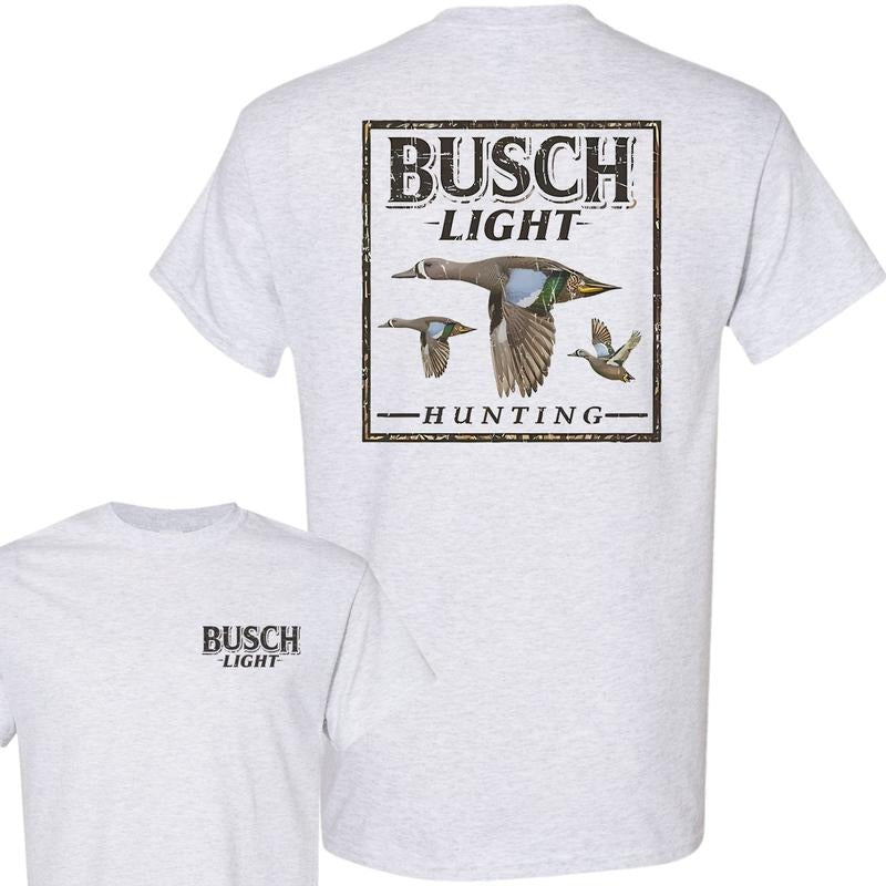 Busch Light Hunting Camo Duck T-Shirt, Unisex T-Shirt, Full Color T-Shirt, For Men, For Women style 001