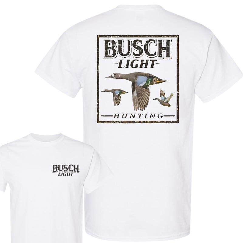 Busch Light Hunting Camo Duck T-Shirt, Unisex T-Shirt, Full Color T-Shirt, For Men, For Women style 002