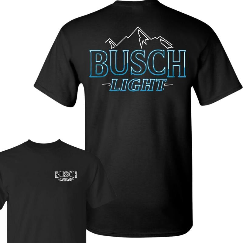 Busch Light Neon Sign Logo T-Shirt, Full Color T-Shirt, Unisex T-Shirt, For Men, For Women style 001