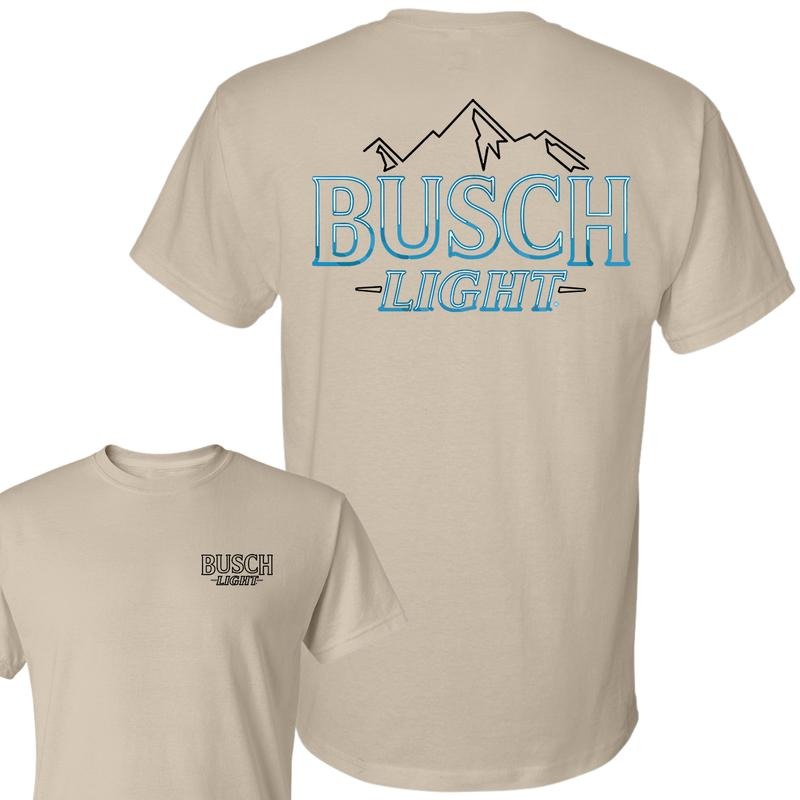 Busch Light Neon Sign Logo T-Shirt, Full Color T-Shirt, Unisex T-Shirt, For Men, For Women style 001