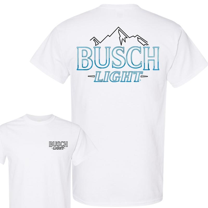 Busch Light Neon Sign Logo T-Shirt, Full Color T-Shirt, Unisex T-Shirt, For Men, For Women style 001