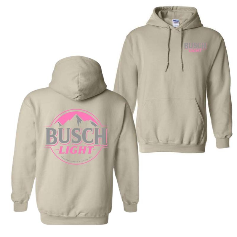 Busch Light Pink Unisex Hoodie, Funny Busch Beer Shirt, For Men, For Women
