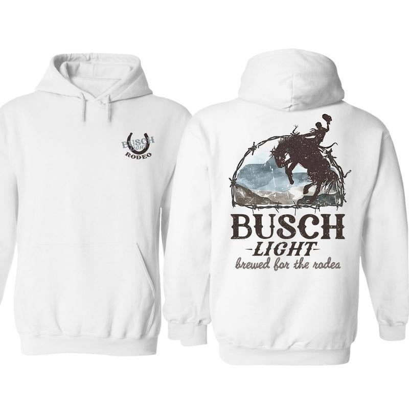 Busch Light Rodeo Hoodie, Graphic Tees For Men And Women