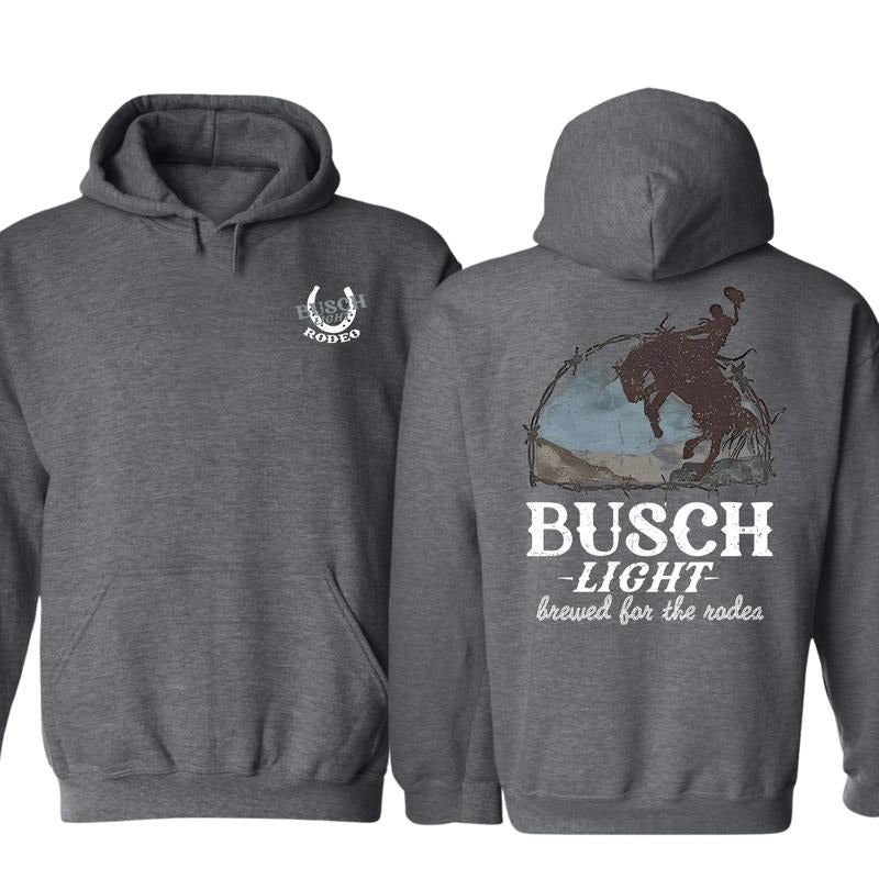 Busch Light Rodeo Hoodie, Graphic Tees For Men And Women