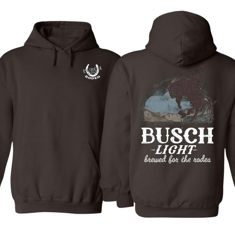 Busch Light Rodeo Hoodie, Graphic Tees For Men And Women