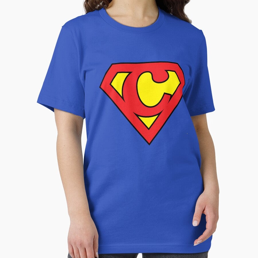 "C" Superhero Emblem Essential T-Shirt