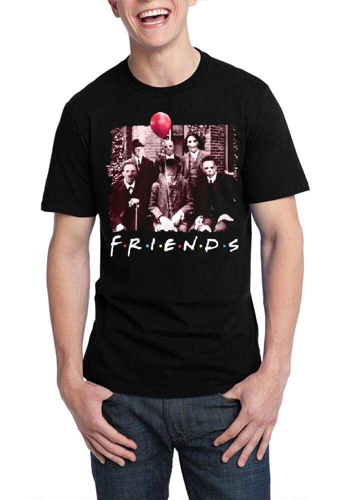 Horror Friends Black T-Shirt