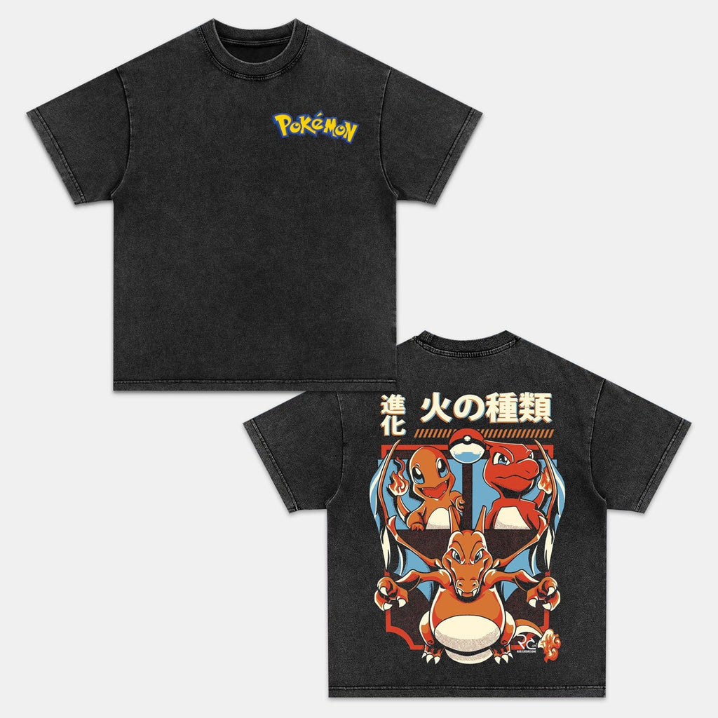 CHARIZARD UNISEX ANIME INSPIRED VINTAGE T-SHIRT丨POKÉMON Style001