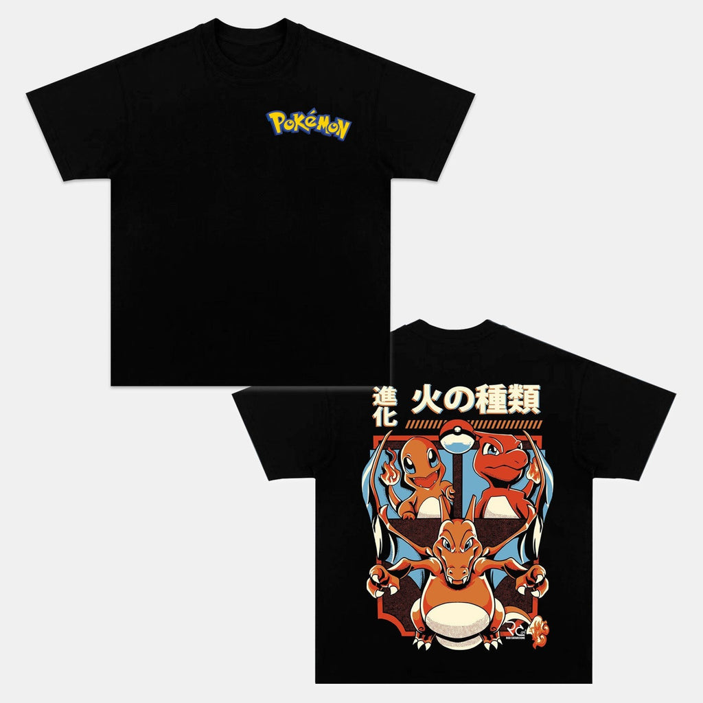 CHARIZARD UNISEX ANIME INSPIRED VINTAGE T-SHIRT丨POKÉMON Style001