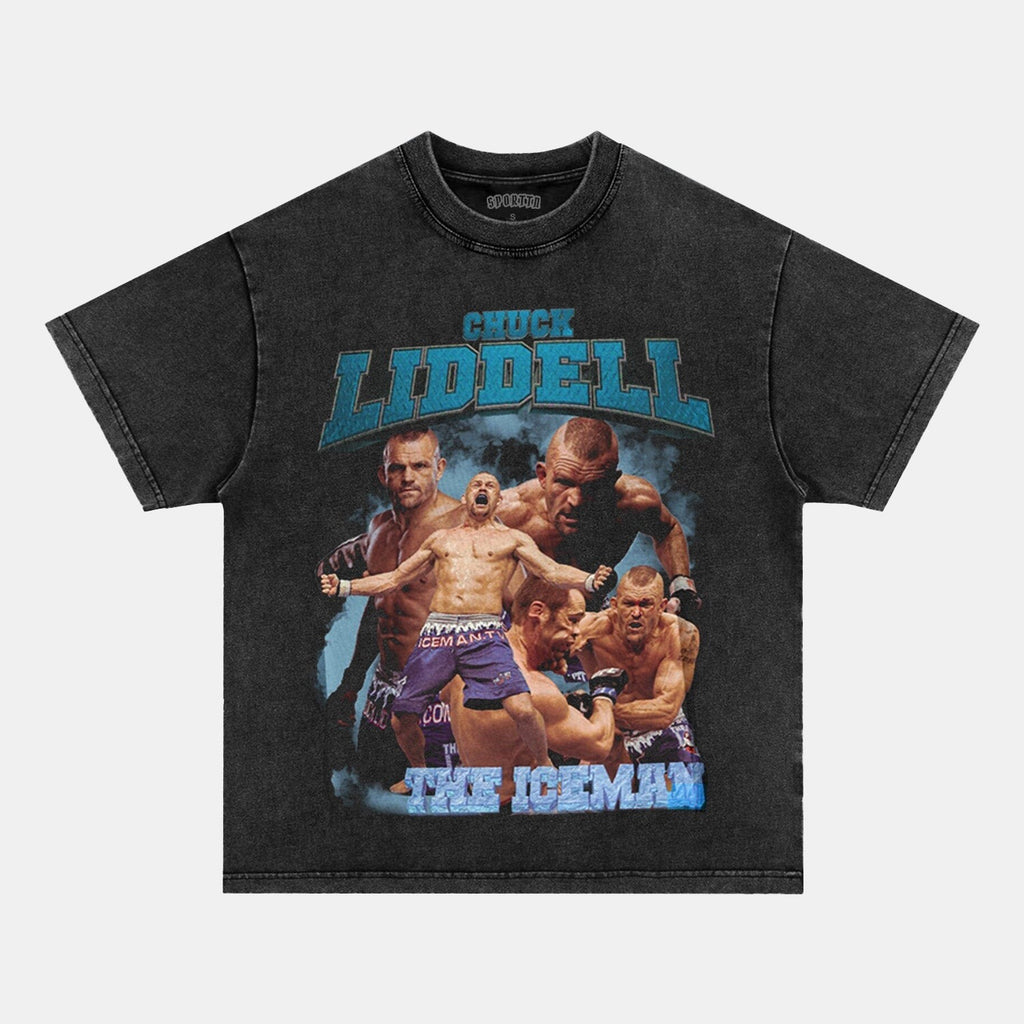 CHUCK LIDDELL FIGHTER TEAM VINTAGE T SHIRT