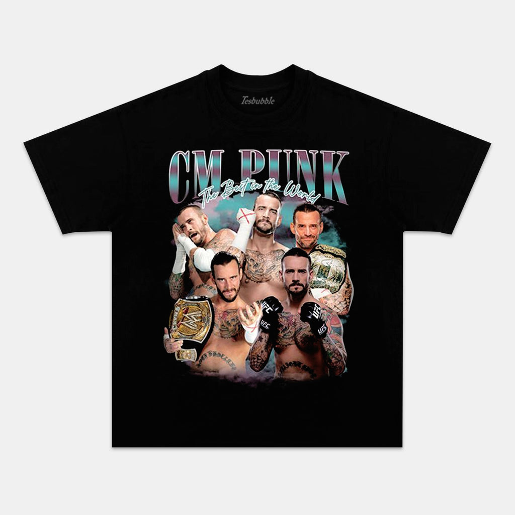 CM PUNK TEE Style007