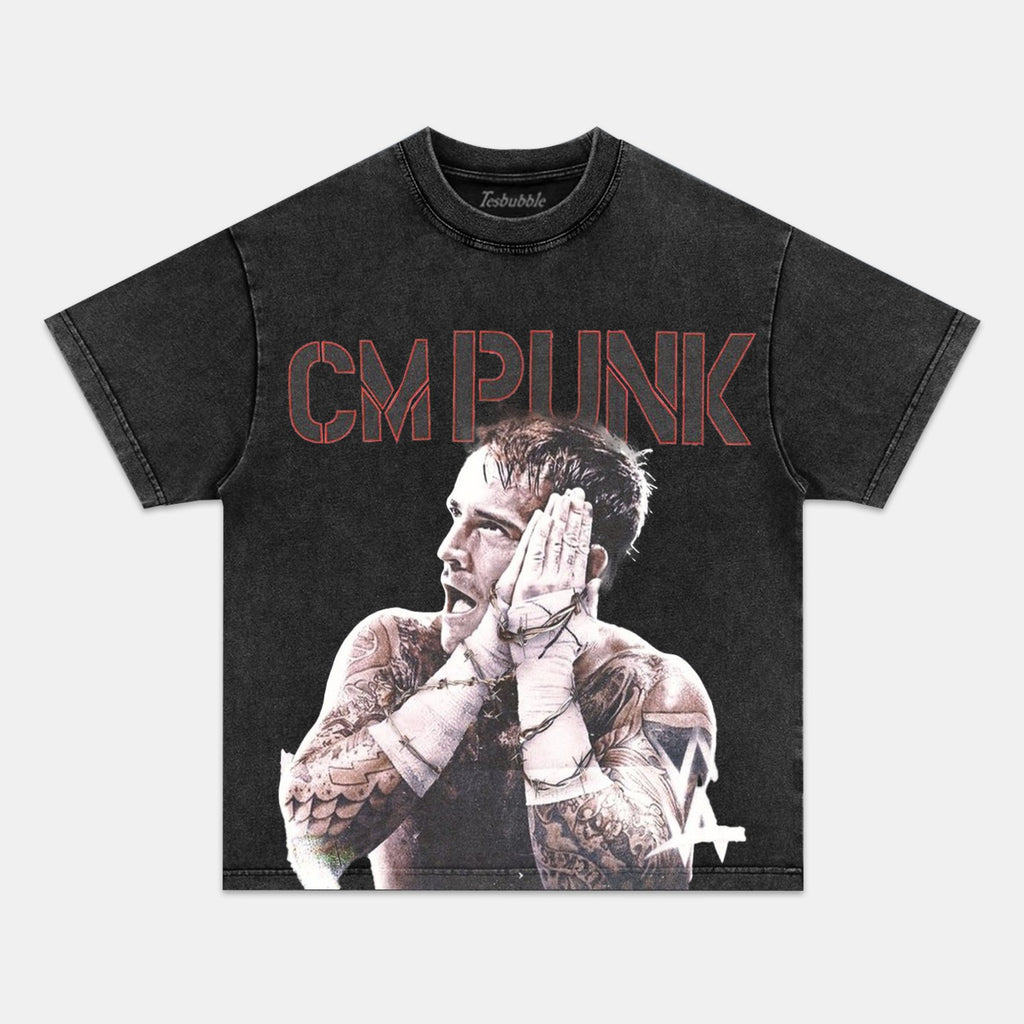 CM PUNK TEE Style009