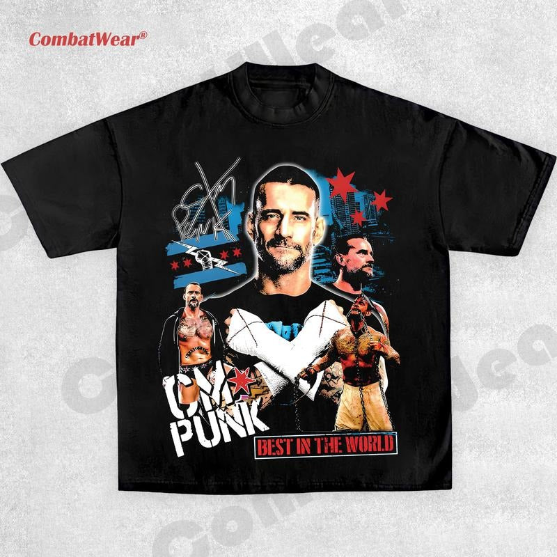 CM PUNK TEE, Wrestling Graphic Tee, Vintage Wresting Shirt, Wrestling Gift Hoodie Beckie Dean