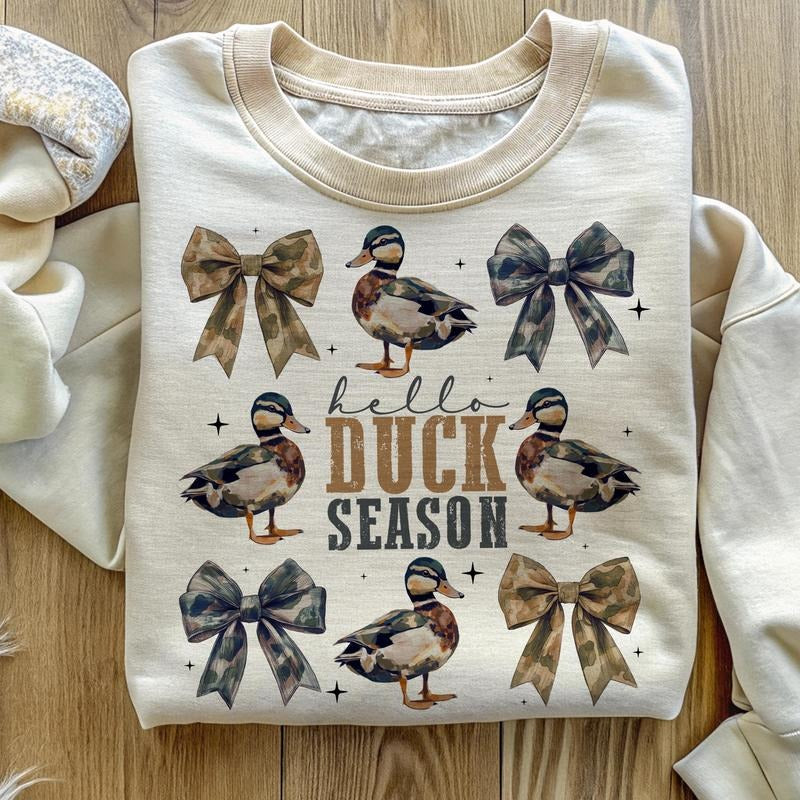 Camo Bows Shirt , Ducks , Coquette preppy camo bows , trending vintage flying ducks , Duck Hunting    for t-shirt